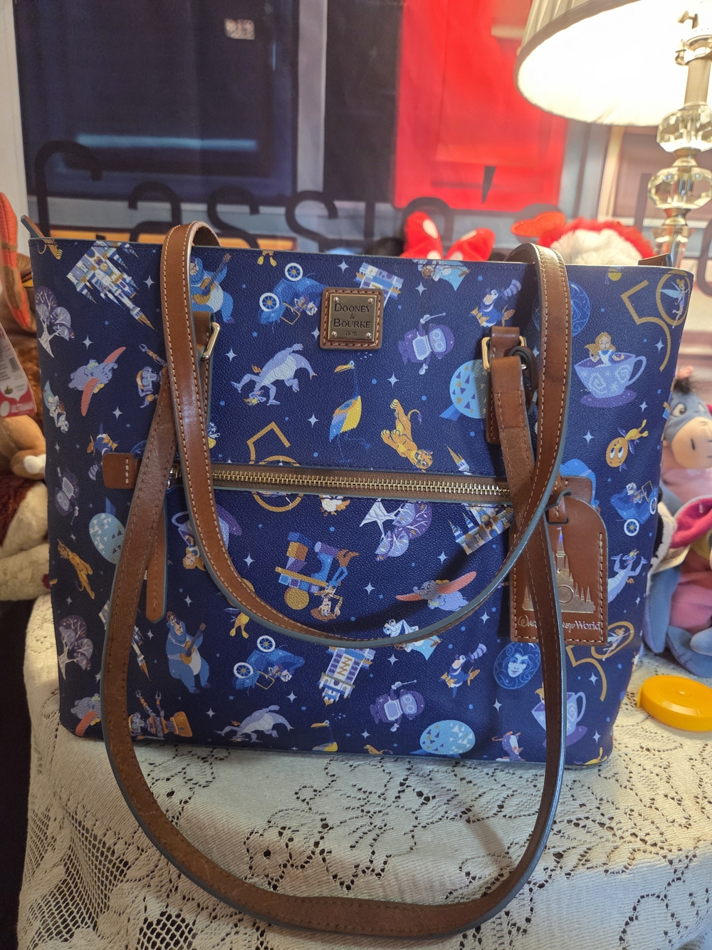 Dooney & Bourke Walt Disney World 50th Anniversary Tote Bag